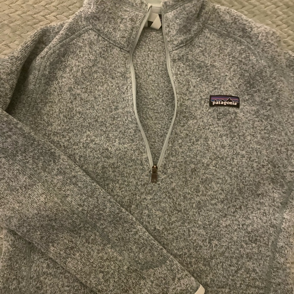 Patagonia blue pullover 3/4 zip